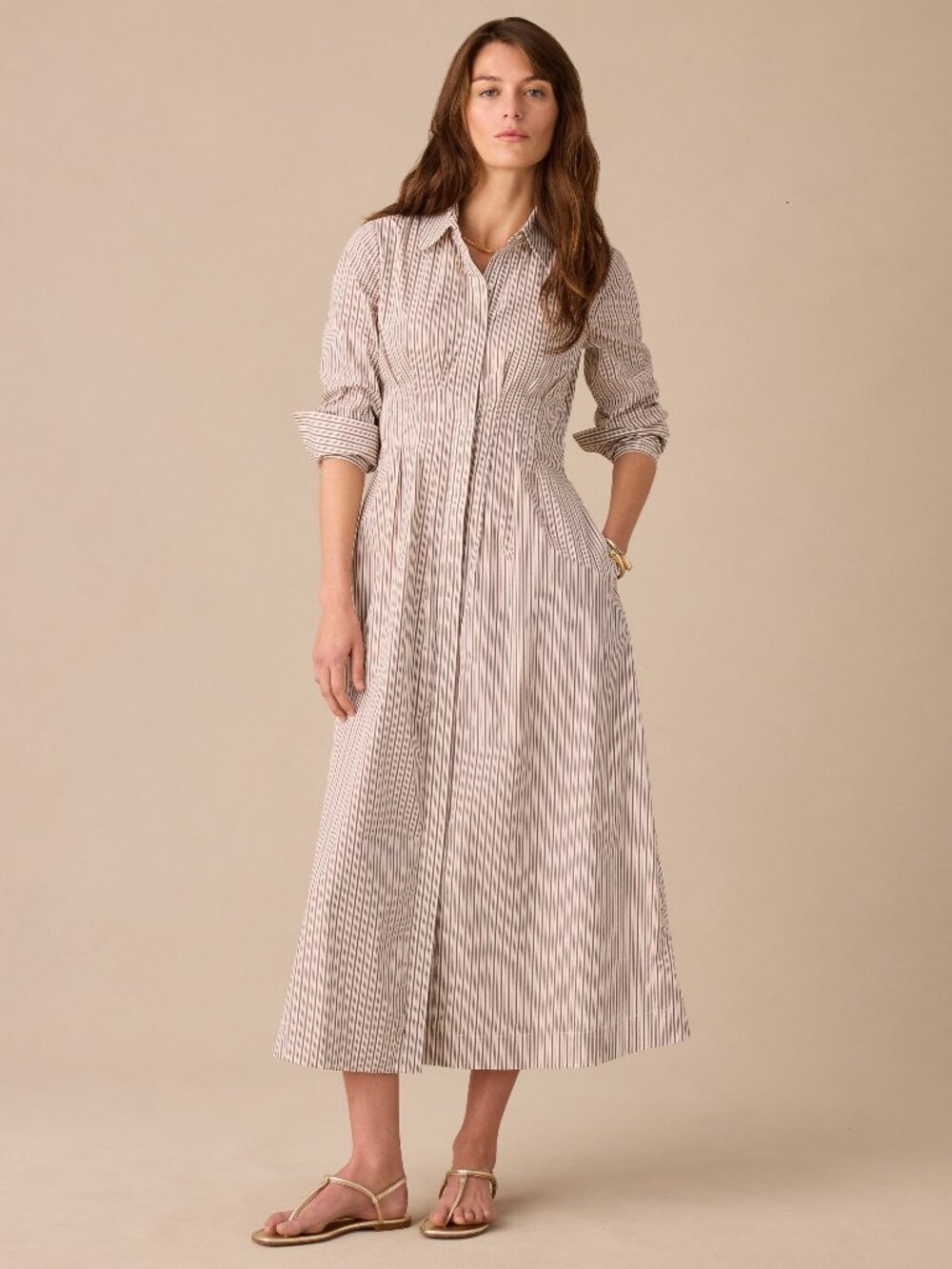 J McLaughlin Stella Dress in Stripe NEW